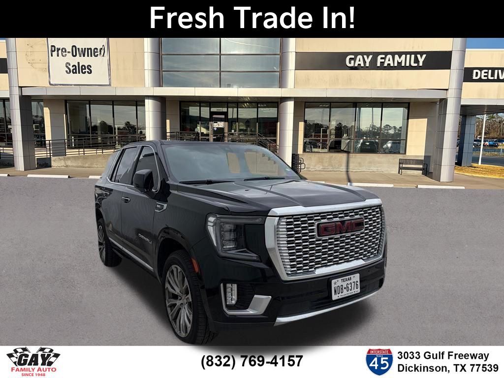 Onyx Black 2021 GMC Yukon Denali RWD SUV / Crossover 4X2