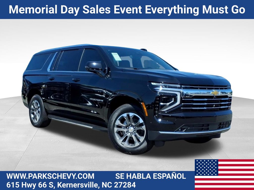 Black 2026 Chevrolet Suburban LT 4WD SUV / Crossover Four-Wheel Drive