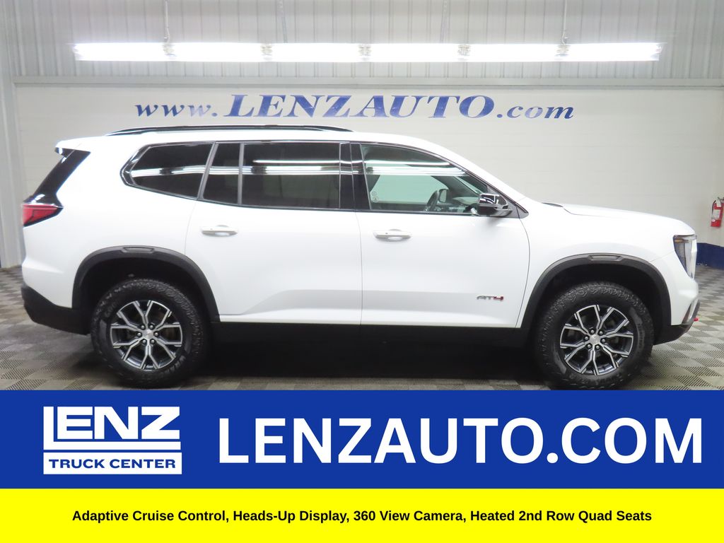 Summit White 2024 GMC Acadia AT4 AWD SUV / Crossover Four-Wheel Drive 8-Speed Automatic