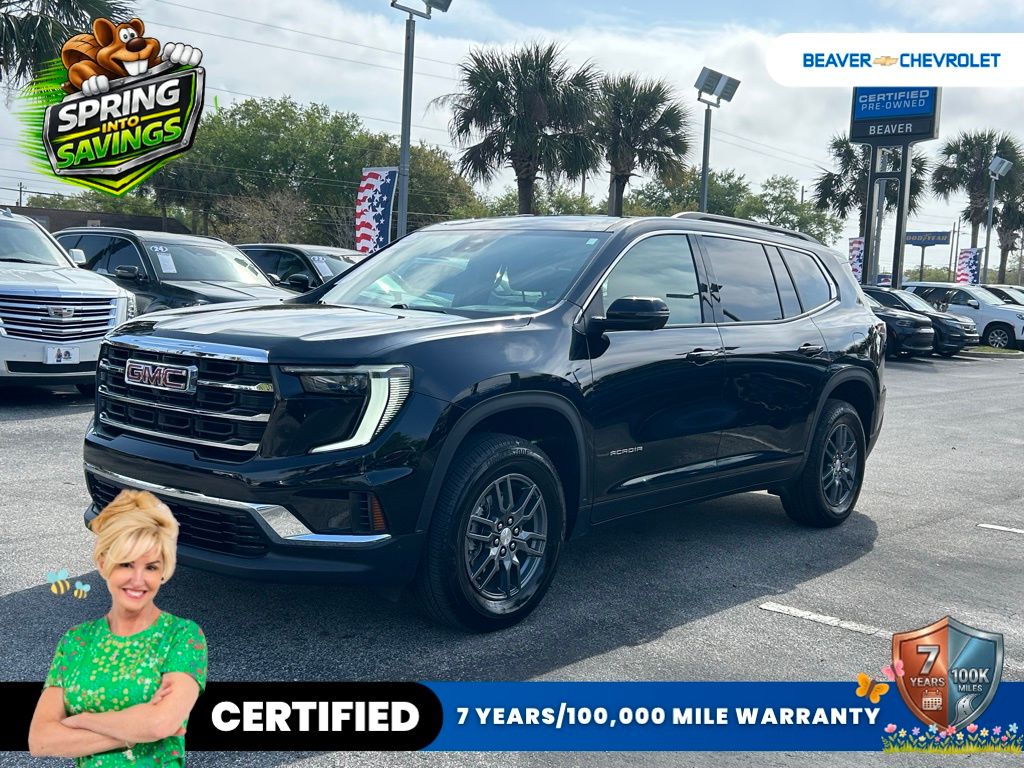 Black (Ebony Twilight Metallic) 2025 GMC Acadia Elevation AWD SUV / Crossover Four-Wheel Drive 8-Speed Automatic