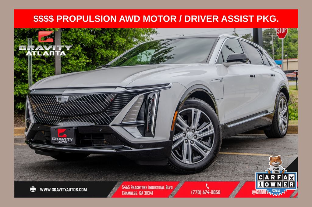 Crystal White Tricoat 2024 Cadillac LYRIQ Tech AWD SUV / Crossover All-Wheel Drive 1-Speed Automatic