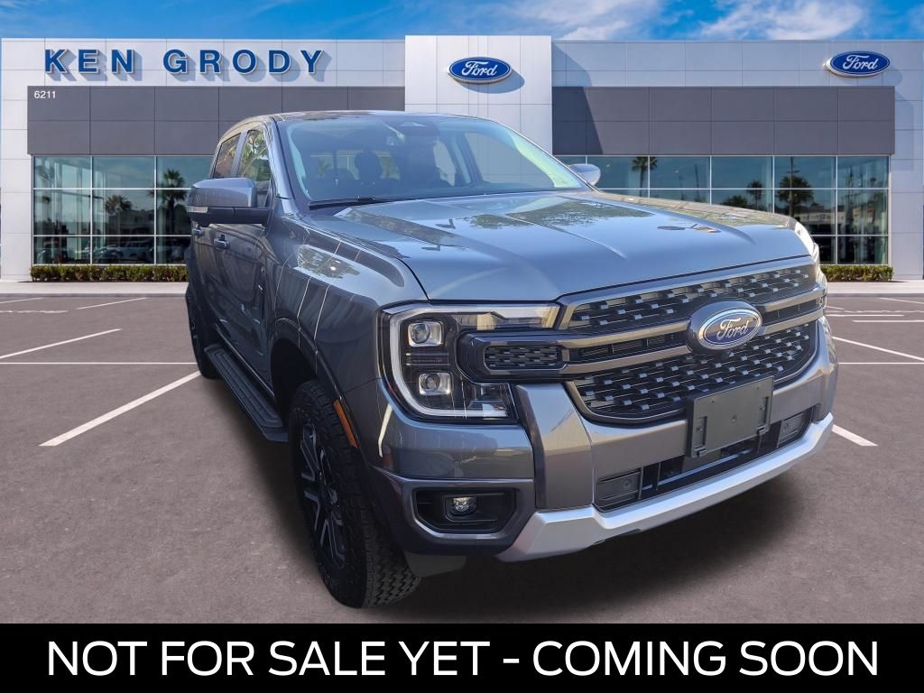 Gray Metallic 2024 Ford Ranger Pickup Truck Four-Wheel Drive Automatic