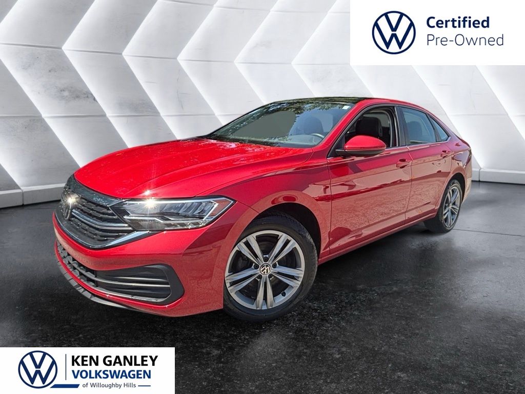 Kings Red Metallic 2024 Volkswagen Jetta Sedan Front-Wheel Drive 8-Speed Automatic