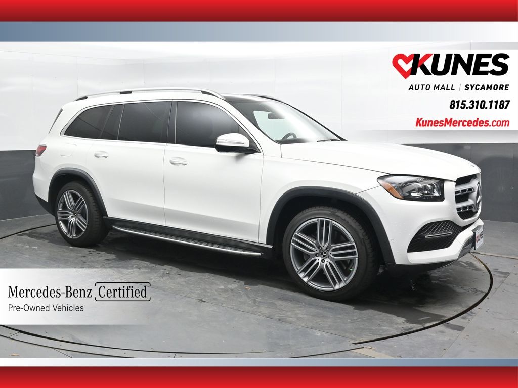 Polar White 2022 Mercedes-Benz GLS 450 4MATIC SUV / Crossover All-Wheel Drive 9-Speed Automatic