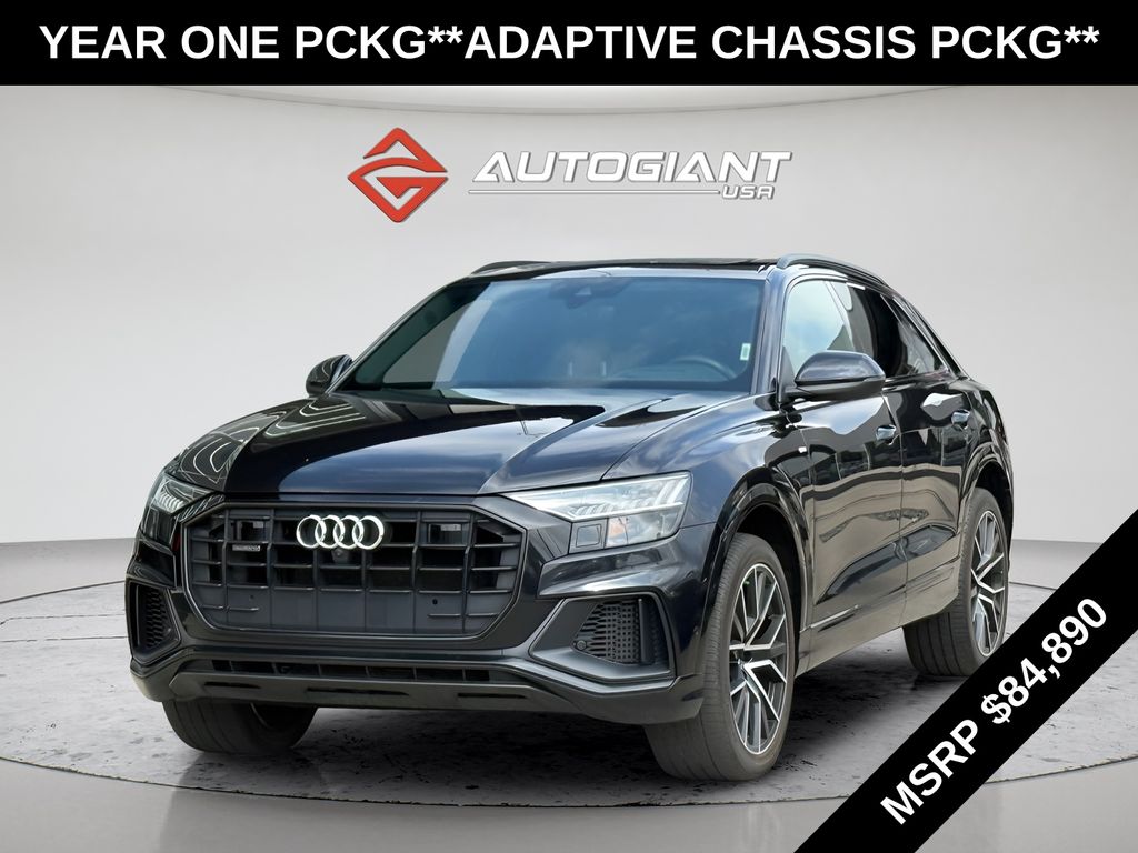Orca Black Metallic 2019 Audi Q8 SUV / Crossover All-Wheel Drive 8-Speed Automatic