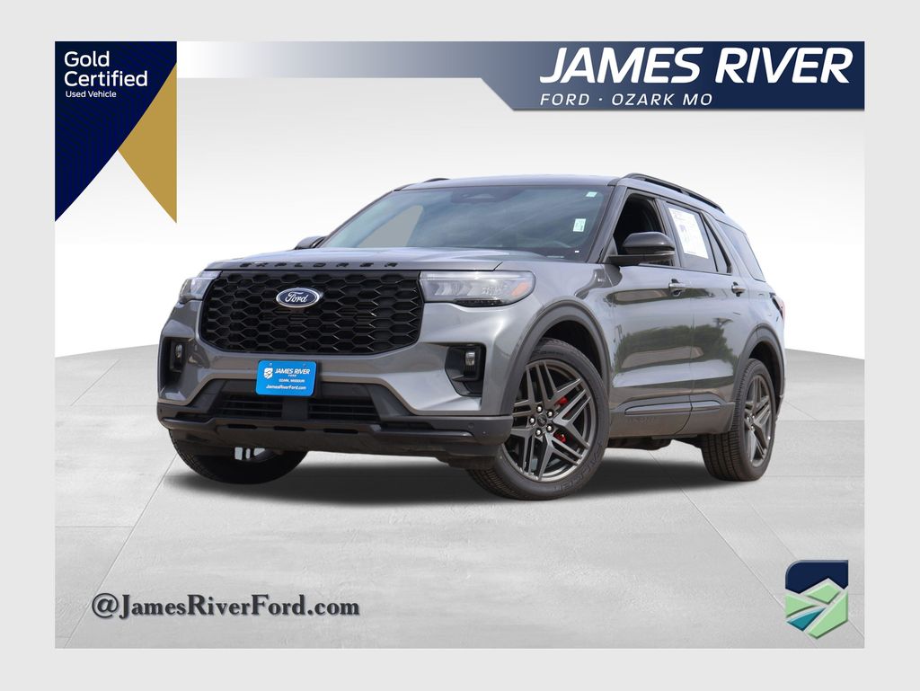 Gray Metallic 2025 Ford Explorer ST-Line AWD SUV / Crossover All-Wheel Drive Automatic