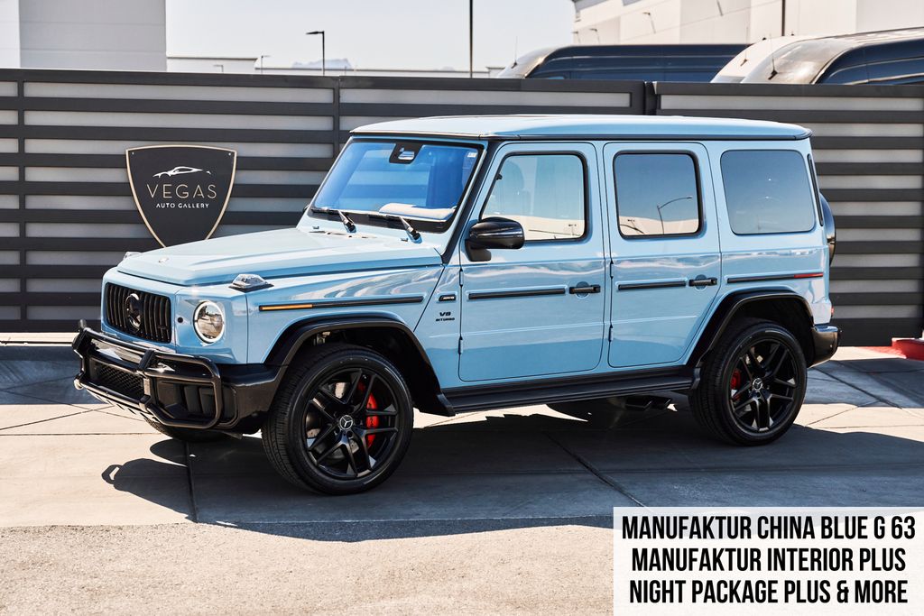 MANUFAKTUR China Blue 2025 Mercedes-Benz G-Class AMG G 63 4MATIC SUV / Crossover All-Wheel Drive 9-Speed Automatic