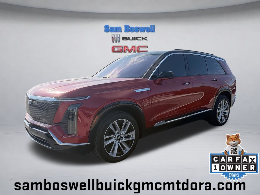 Radiant Red Tintcoat 2026 Cadillac VISTIQ SUV / Crossover All-Wheel Drive 1-Speed Automatic