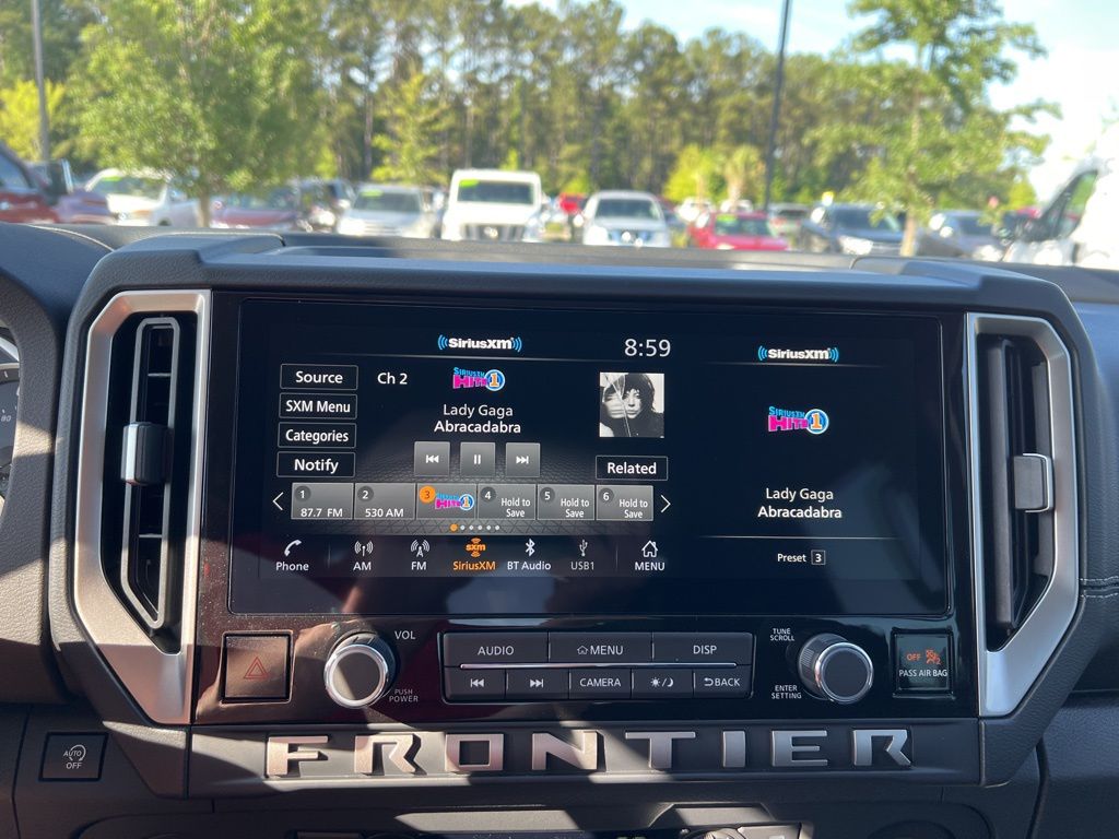 2025 Glacier White Nissan Frontier SV RWD Truck