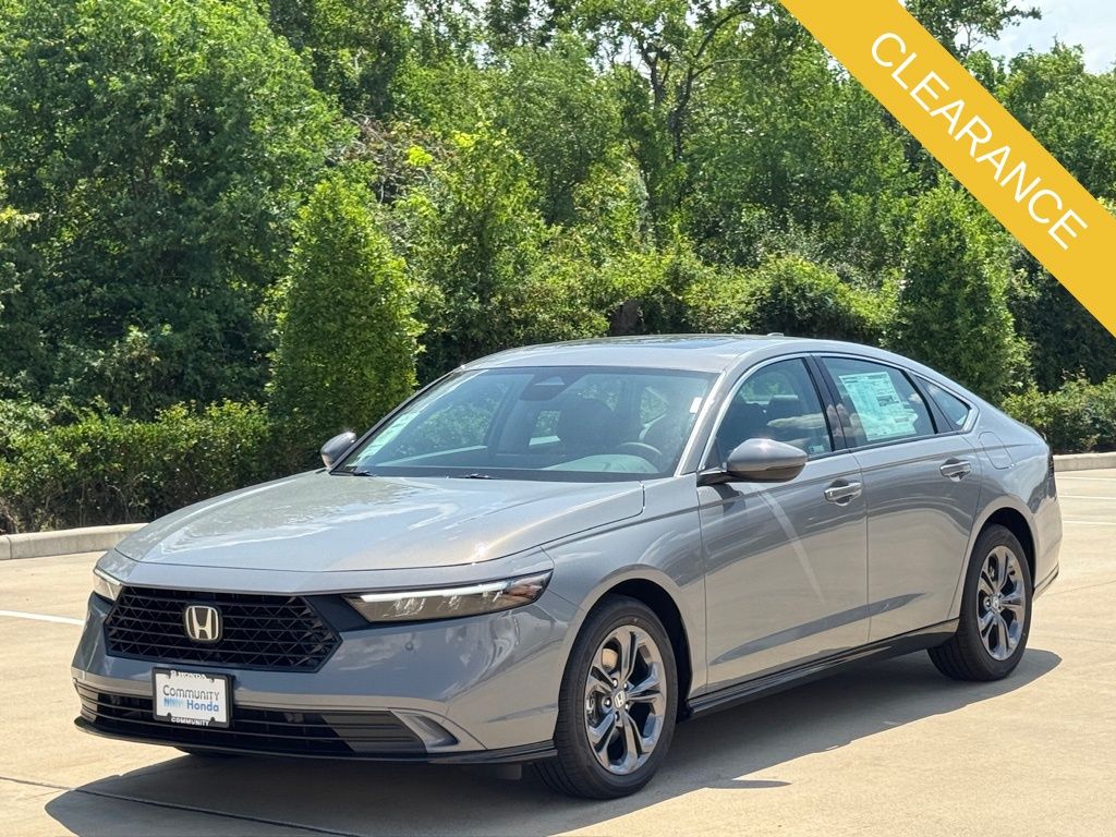 2025 Honda Accord Hybrid EX-L Gray at Classic Honda Galveston