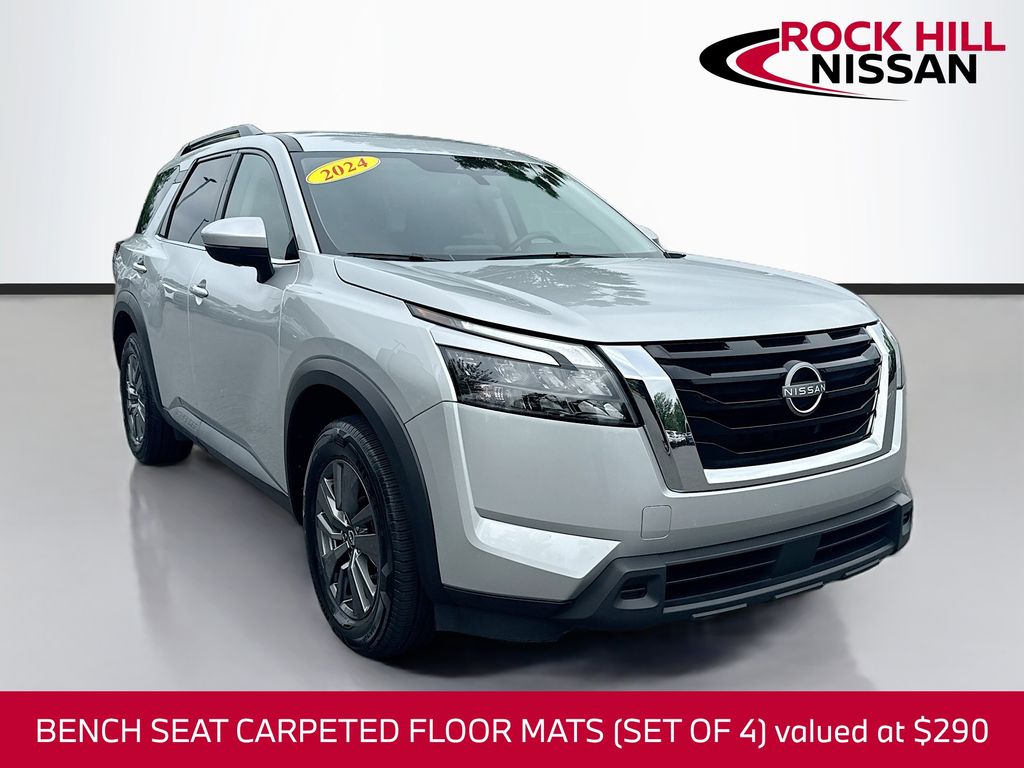 Brilliant Silver Metallic 2024 Nissan Pathfinder SUV / Crossover Front-Wheel Drive 9-Speed Automatic