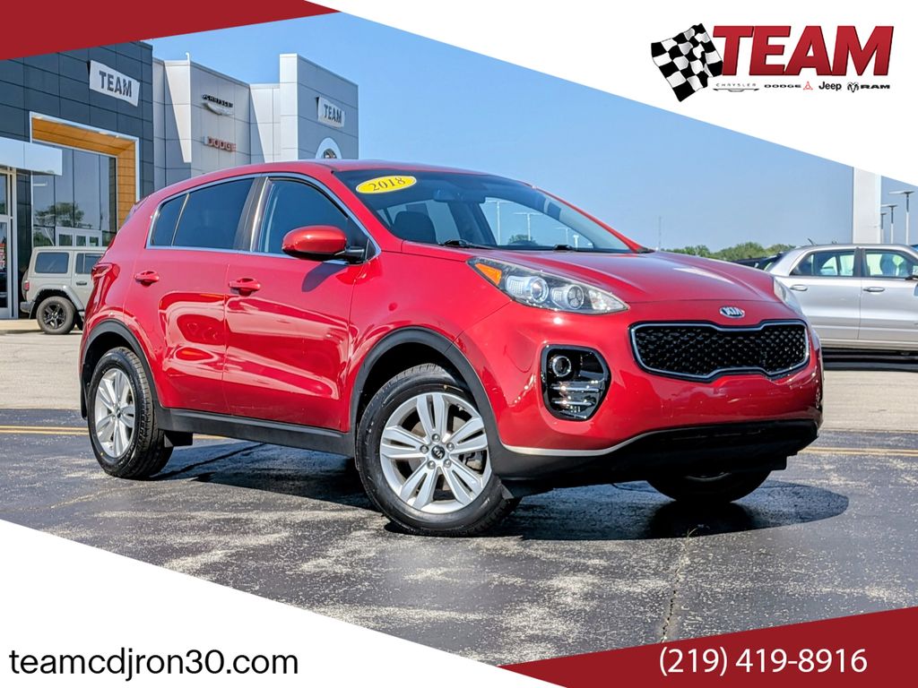 Hyper Red 2018 Kia Sportage SUV / Crossover All-Wheel Drive 6-Speed Automatic Overdrive