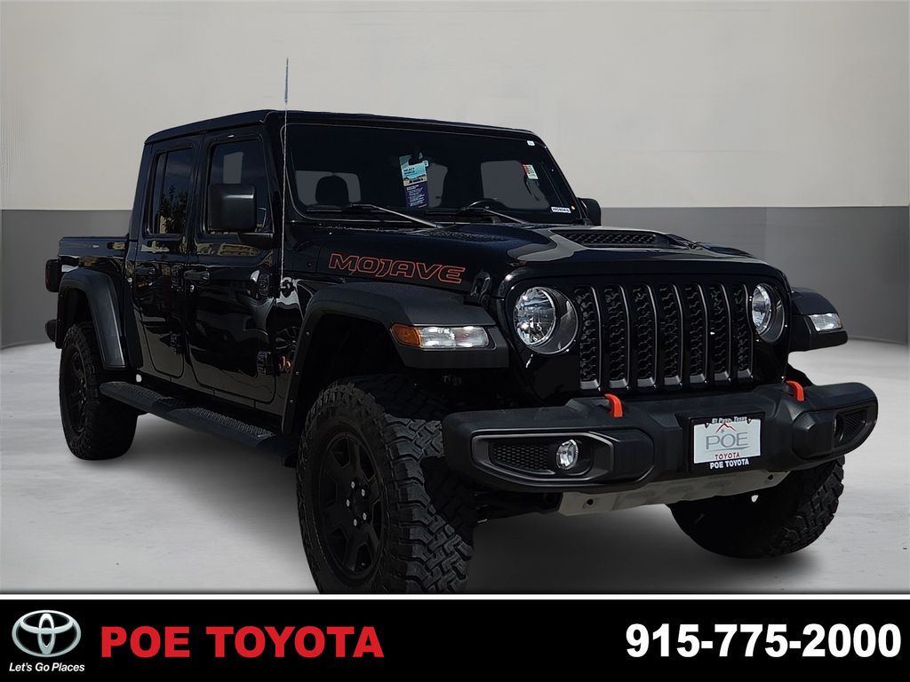 Black Clearcoat 2023 Jeep Gladiator Pickup Truck Four-Wheel Drive 6-Speed Manual
