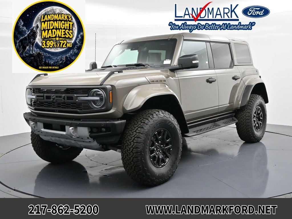 Gray 2026 Ford Bronco Raptor SUV / Crossover Four-Wheel Drive Automatic