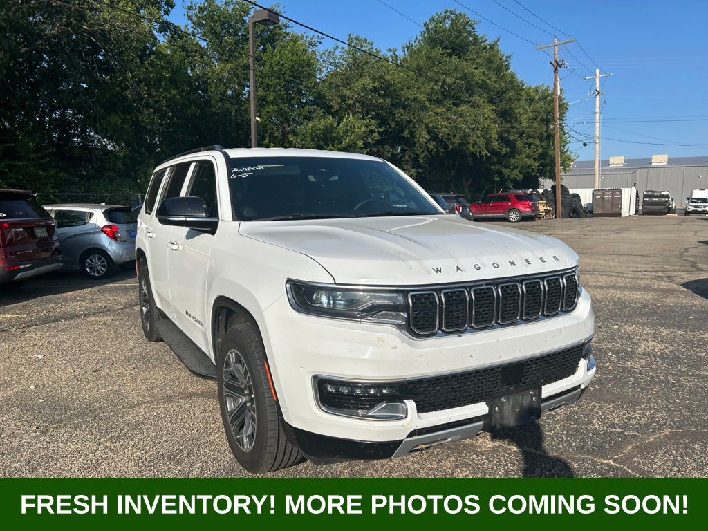 Bright White Clearcoat 2024 Jeep Wagoneer SUV / Crossover Four-Wheel Drive 8-Speed Automatic
