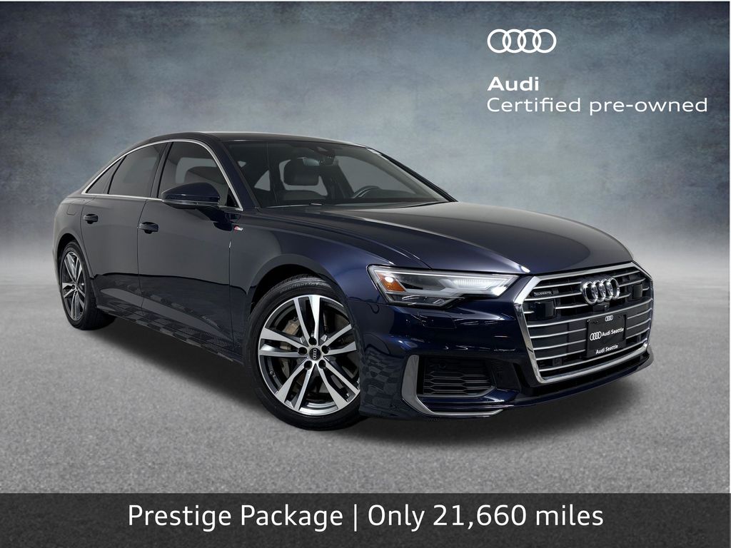 Firmament Blue Metallic 2023 Audi A6 Sedan All-Wheel Drive 7-Speed Automatic