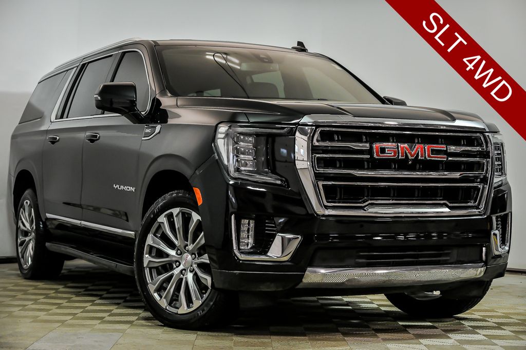 Onyx Black 2022 GMC Yukon XL SUV / Crossover Four-Wheel Drive 