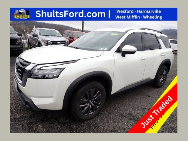 Pearl White Tricoat 2023 Nissan Pathfinder SV 4WD SUV / Crossover All-Wheel Drive 9-Speed Automatic