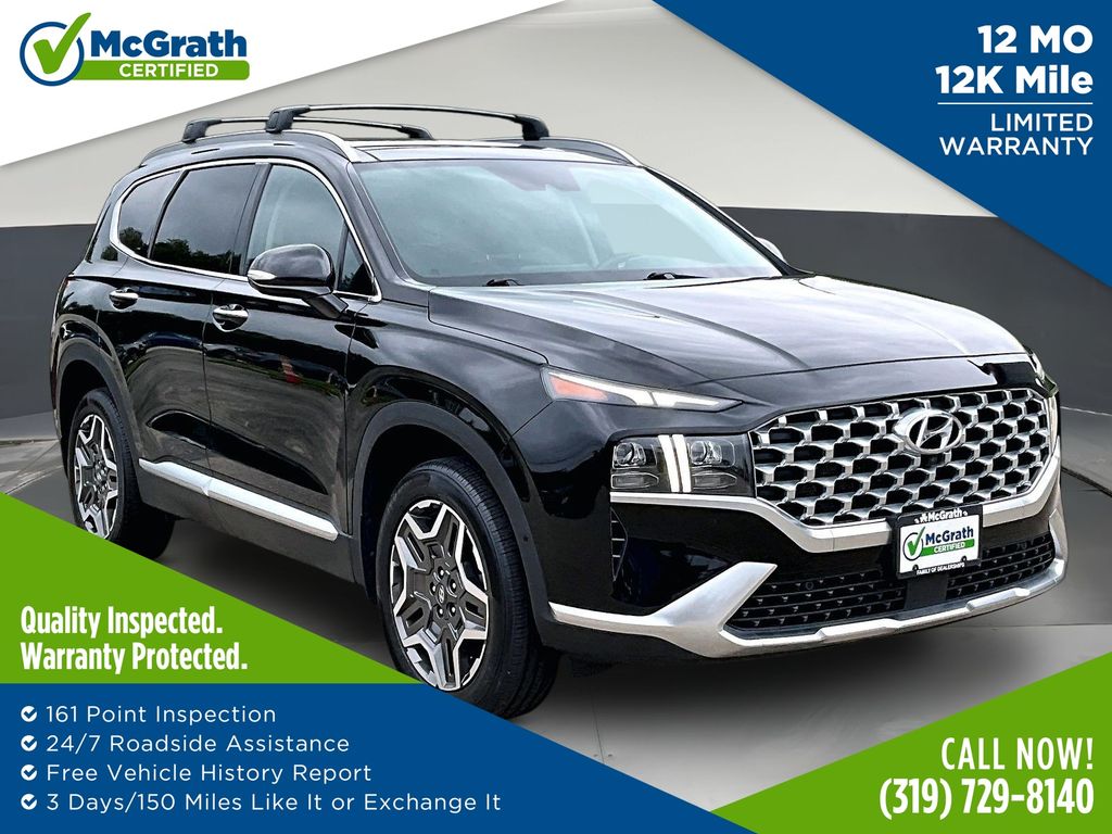 Twilight Black 2021 Hyundai Santa Fe Hybrid SUV / Crossover All-Wheel Drive 6-Speed Automatic