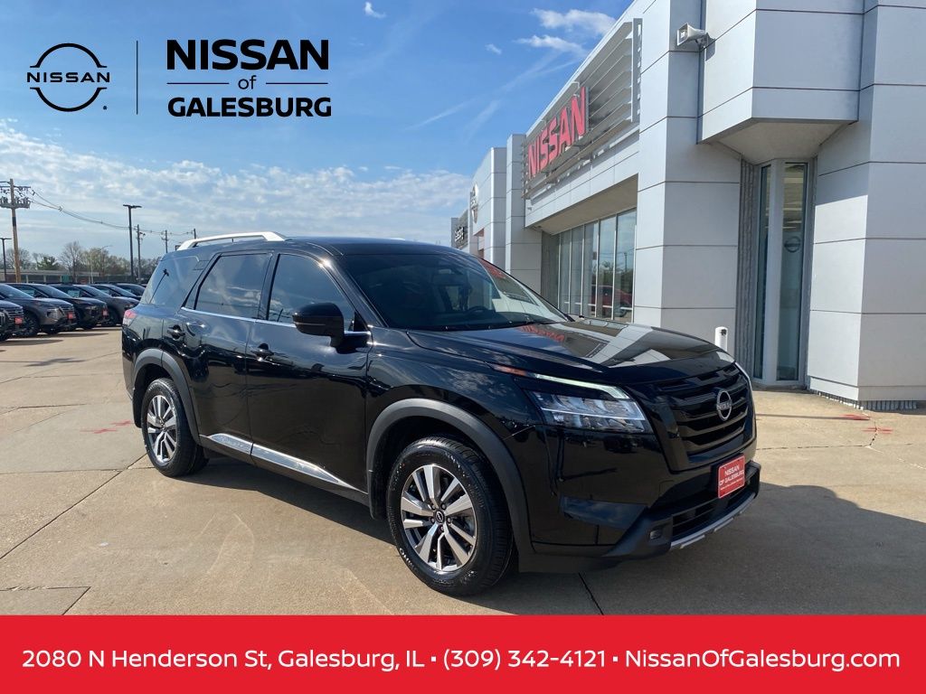 Super Black 2022 Nissan Pathfinder SL 4WD SUV / Crossover All-Wheel Drive 9-Speed Automatic