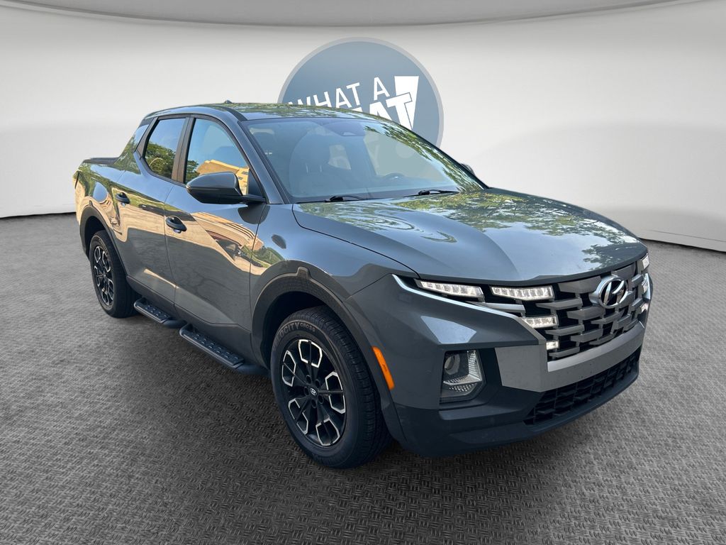 Hampton Gray 2022 Hyundai Santa Cruz Pickup Truck All-Wheel Drive 8-Speed Automatic