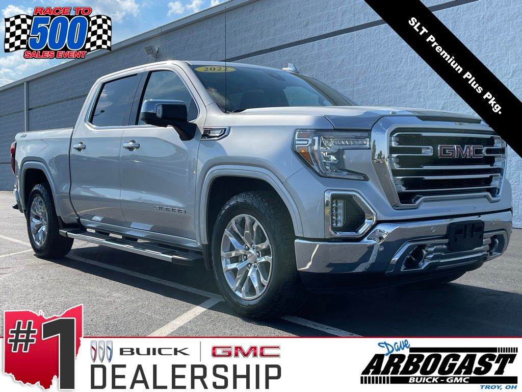 Quicksilver Metallic 2022 GMC Sierra 1500 Limited Pickup Truck Four-Wheel Drive Automatic