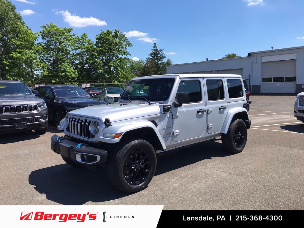 Silver Zynith Clearcoat 2024 Jeep Wrangler 4xe SUV / Crossover Four-Wheel Drive 8-Speed Automatic