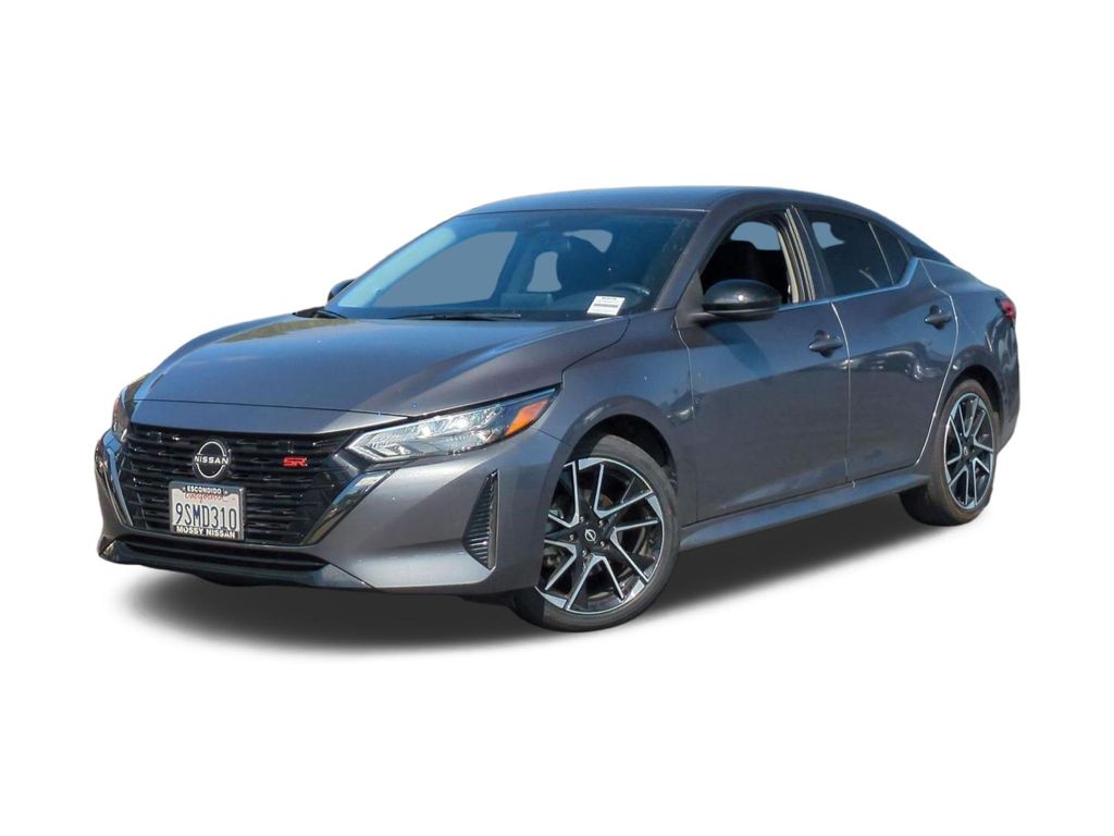 Gray (Gun Metallic) 2025 Nissan Sentra SR FWD Sedan Front-Wheel Drive Continuously Variable Transmission