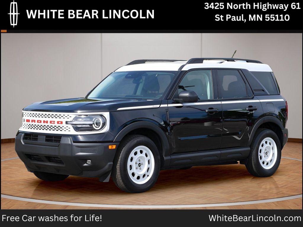 Shadow Black 2025 Ford Bronco Sport SUV / Crossover All-Wheel Drive 8-Speed Automatic
