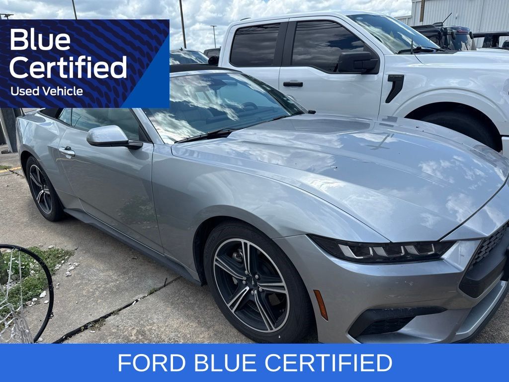 Silver Metallic 2024 Ford Mustang Convertible Rear-Wheel Drive Automatic