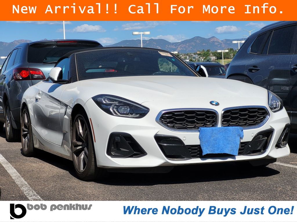 Alpine White 2026 BMW Z4 sDrive30i RWD Convertible Rear-Wheel Drive 8-Speed Automatic