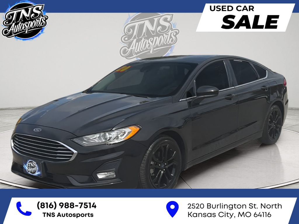 Black Metallic 2020 Ford Fusion Sedan Front-Wheel Drive 6-Speed Automatic