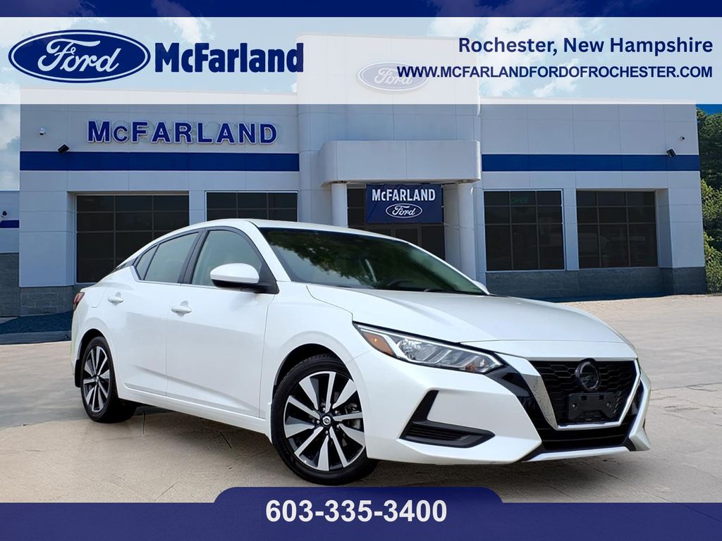 Aspen White Tricoat 2023 Nissan Sentra Sedan Front-Wheel Drive Continuously Variable Transmission