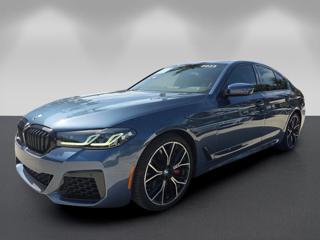 Certified Used 2023 Blue BMW 540i image 7