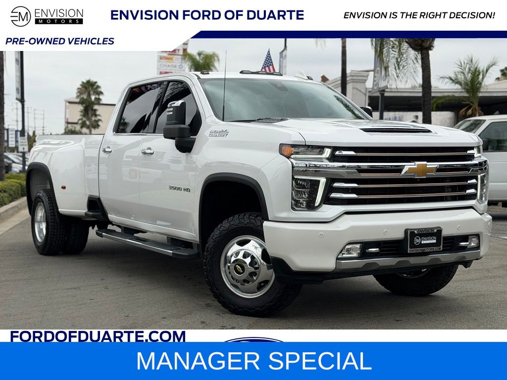Pearl 2021 Chevrolet Silverado 3500HD Pickup Truck Four-Wheel Drive Automatic
