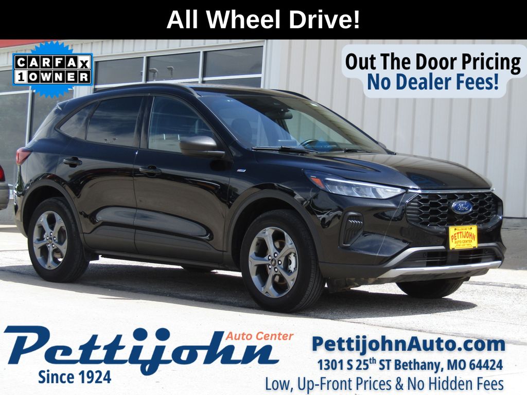 Black Metallic 2025 Ford Escape SUV / Crossover All-Wheel Drive 8-Speed Automatic