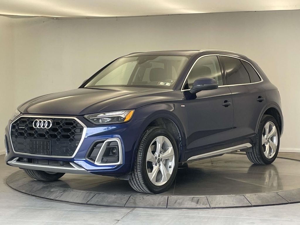 Navarra Blue Metallic 2023 Audi Q5 quattro Premium Plus S Line 45 TFSI SUV / Crossover All-Wheel Drive 7-Speed Automatic