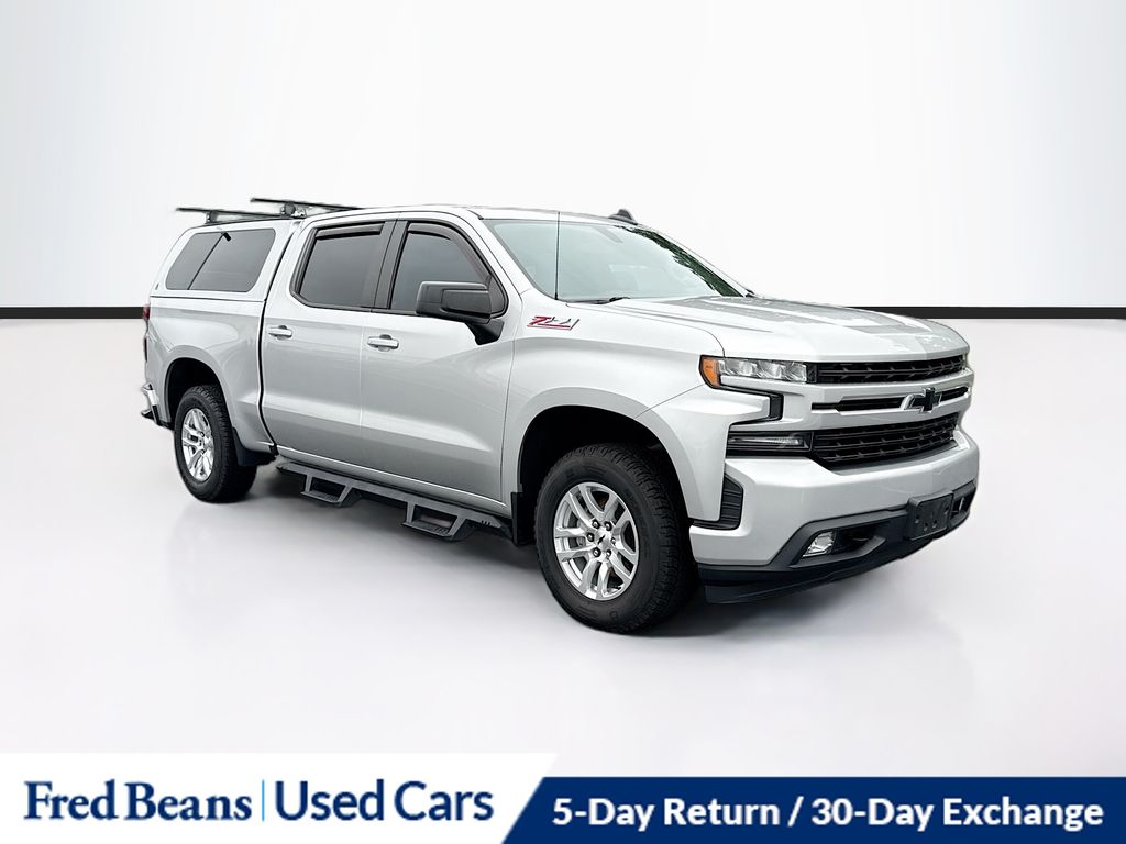 Silver Ice Metallic 2020 Chevrolet Silverado 1500 Pickup Truck Four-Wheel Drive 8-Speed Automatic