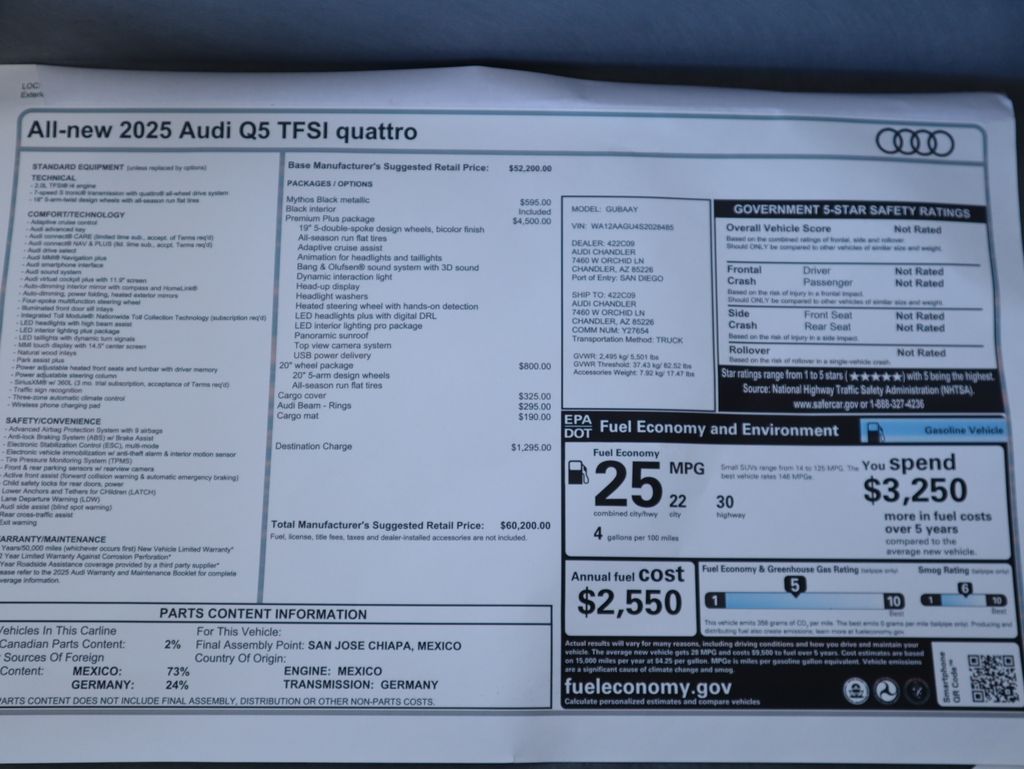 2025 Audi Q5 Premium 9