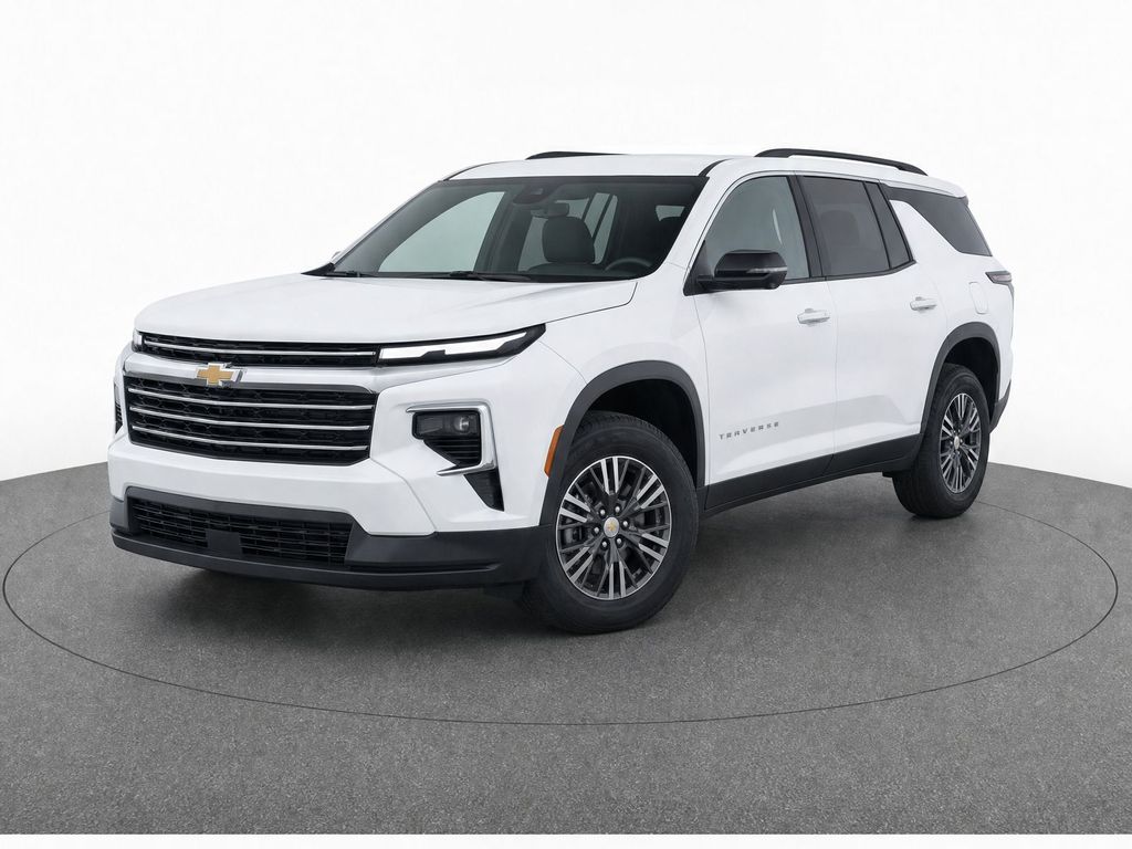2024 Chevrolet Traverse LT White at Klick Lewis Buick Chevrolet