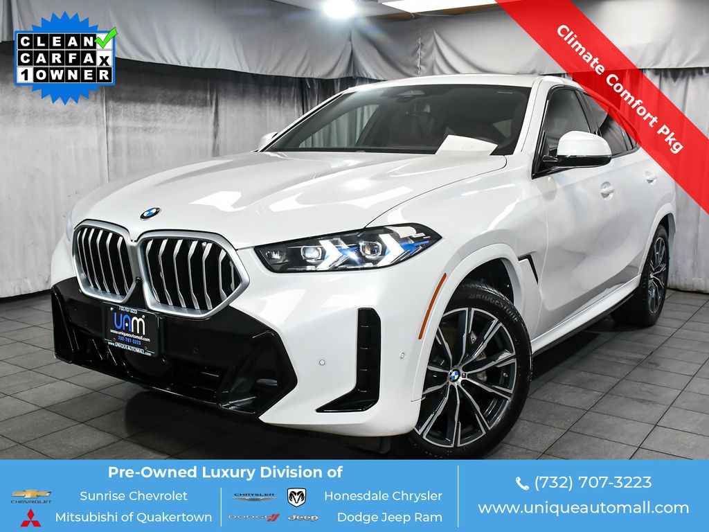 Mineral White Metallic 2026 BMW X6 xDrive40i SUV / Crossover All-Wheel Drive 8-Speed Automatic