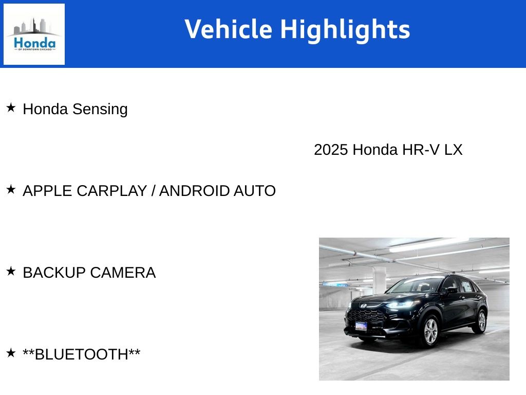 2025 Honda HR-V LX 7