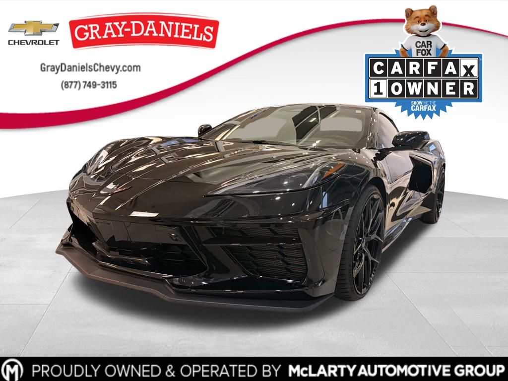 Black 2025 Chevrolet Corvette Stingray 2LT Convertible RWD Convertible Rear-Wheel Drive 8-Speed Dual Clutch