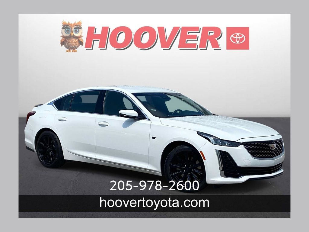 Summit White 2020 Cadillac CT5 Sedan Rear-Wheel Drive Automatic