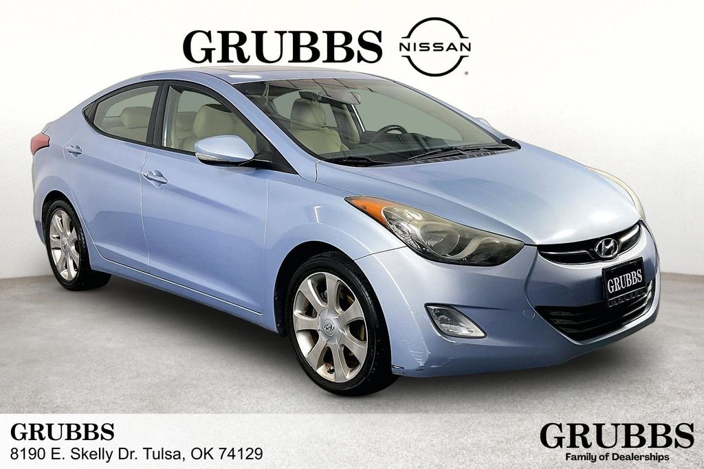 Blue Sky Metallic 2011 Hyundai Elantra Sedan Front-Wheel Drive 6-Speed Automatic Overdrive
