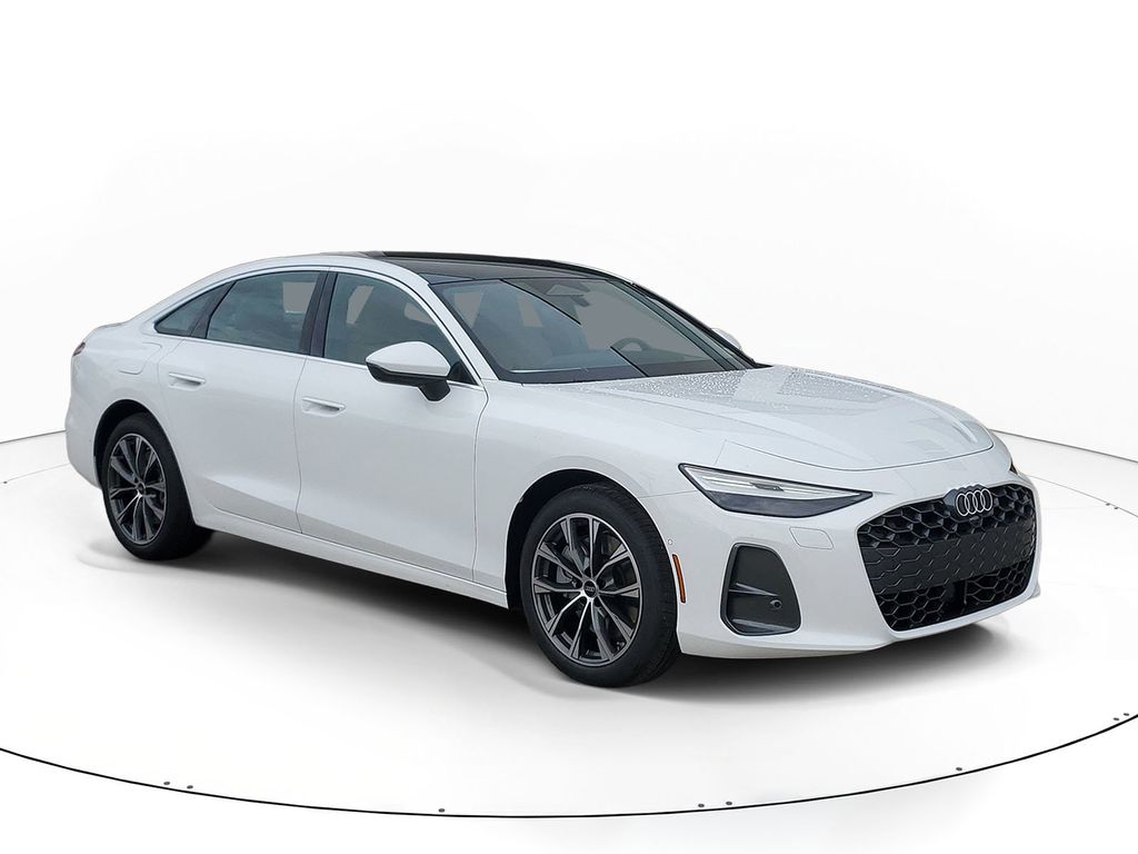 White 2026 Audi A6 quattro Premium 55 TFSI Sedan All-Wheel Drive 7-Speed Automatic