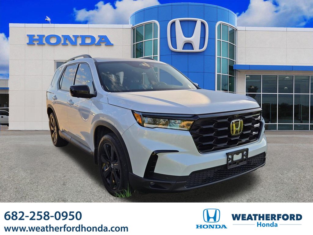 Platinum White Pearl 2025 Honda Pilot Black Edition AWD SUV / Crossover All-Wheel Drive Automatic