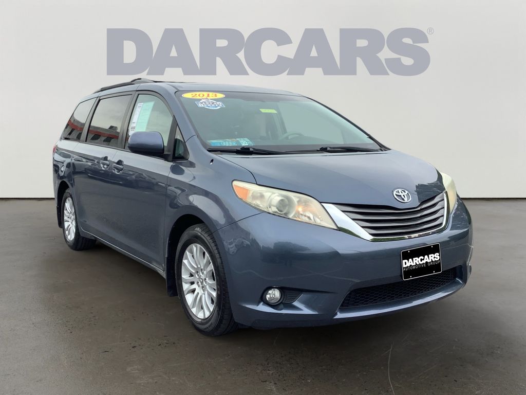 Shoreline Mist 2013 Toyota Sienna XLE 7-Passenger Minivan Front-Wheel Drive 6-Speed Automatic Overdrive