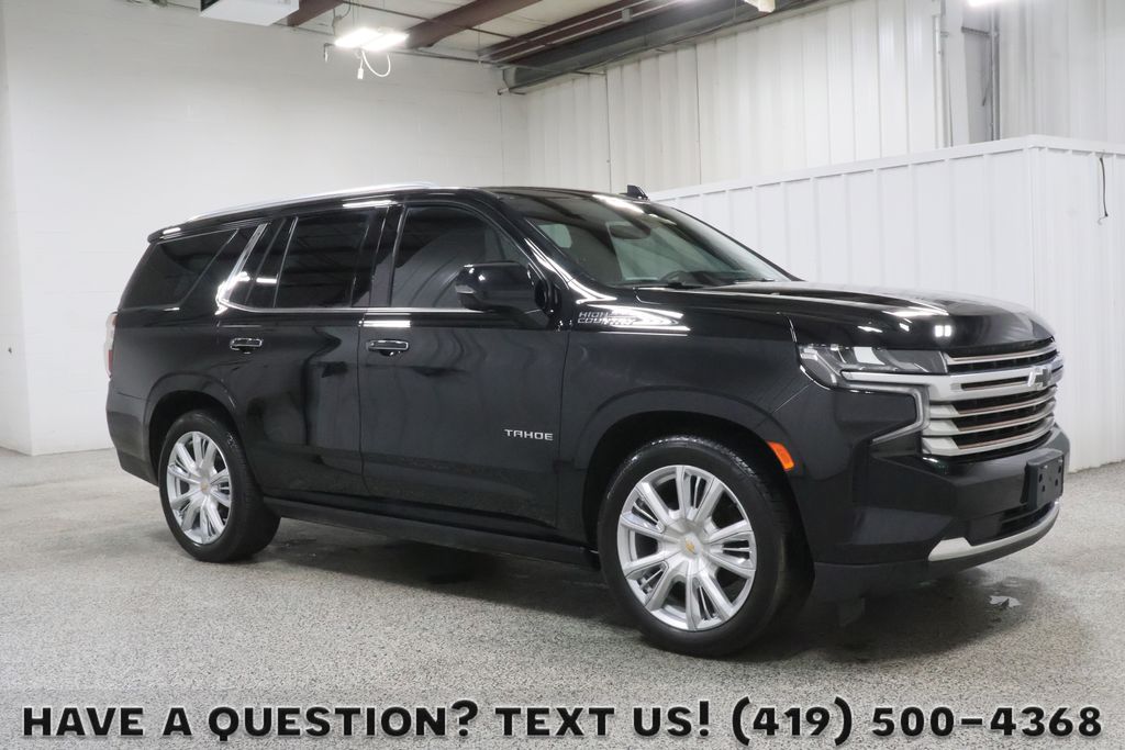 Black 2023 Chevrolet Tahoe High Country 4WD SUV / Crossover Four-Wheel Drive