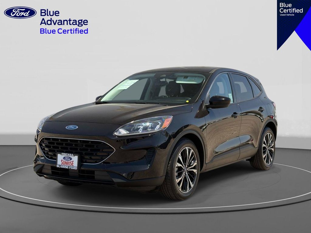 Black Metallic 2021 Ford Escape Hybrid SUV / Crossover Front-Wheel Drive Continuously Variable Transmission